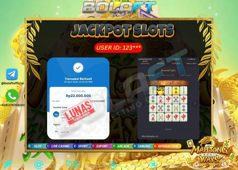 BOLAFT JACKPOT GAME SLOT