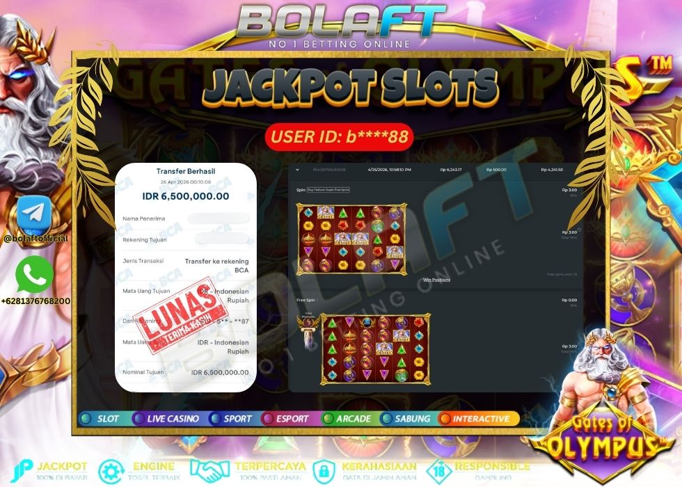 BOLAFT JACKPOT GAME SLOT