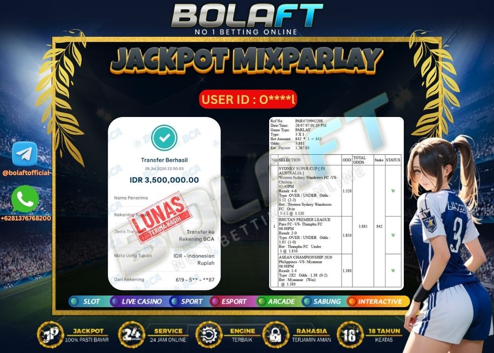 BOLAFT JACKPOT MIXPARLAY