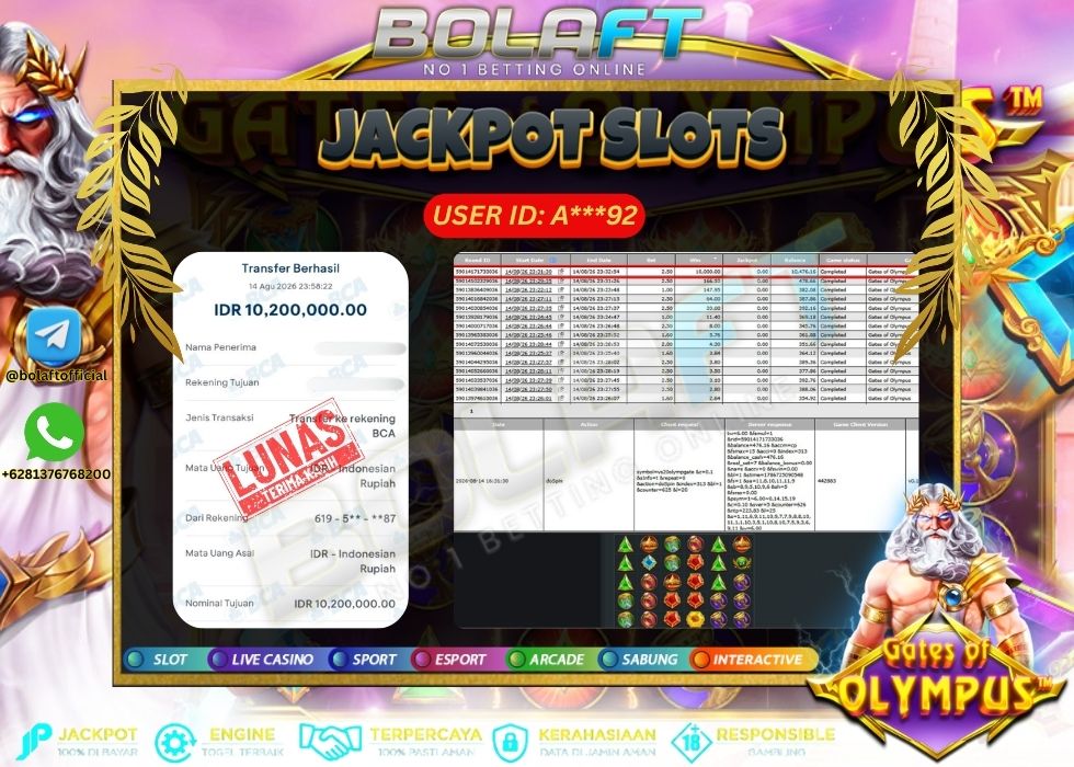 BOLAFT JACKPOT GAME SLOT