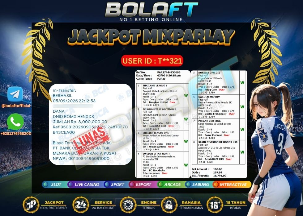 BOLAFT JACKPOT MIXPARLAY