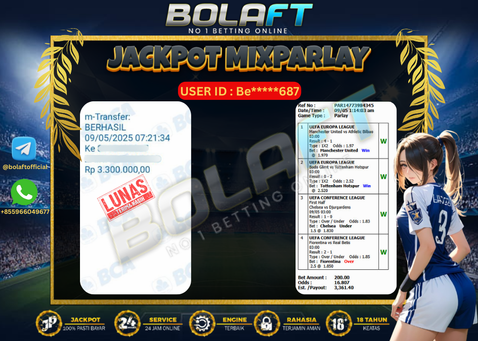 BOLAFT JACKPOT MIXPARLAY