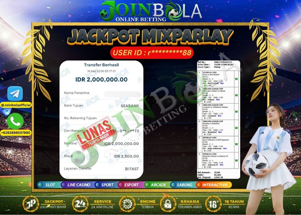 BOLAFT JACKPOT MIXPARLAY