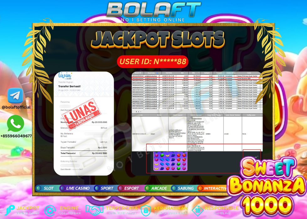 BOLAFT JACKPOT GAME SLOT