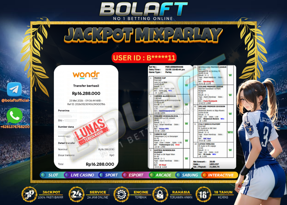 BOLAFT JACKPOT MIXPARLAY