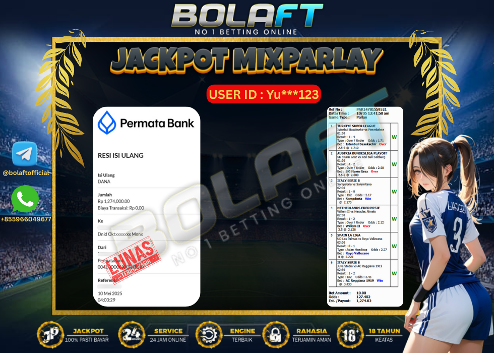 BOLAFT JACKPOT MIXPARLAY
