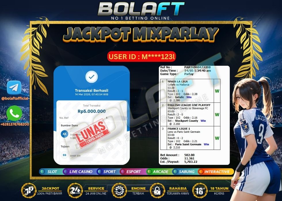 BOLAFT JACKPOT MIXPARLAY