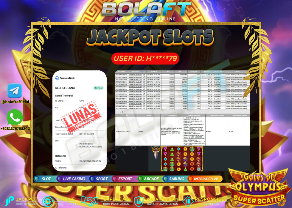 BOLAFT JACKPOT GAME SLOT