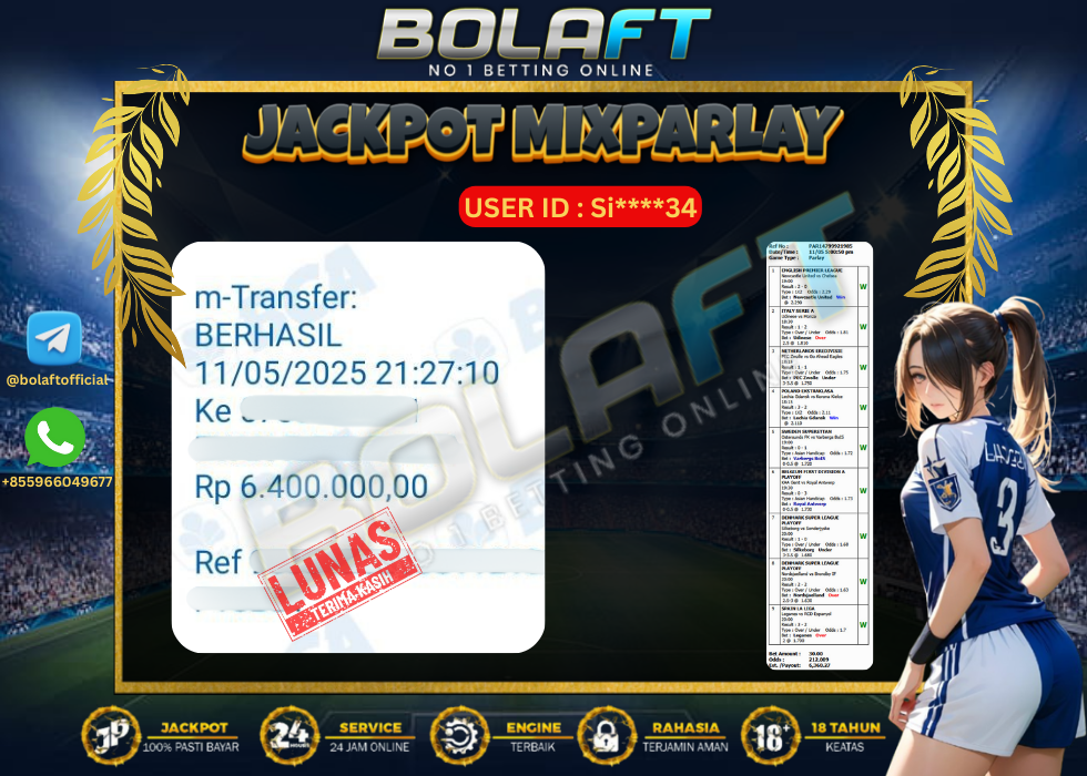 BOLAFT JACKPOT MIXPARLAY