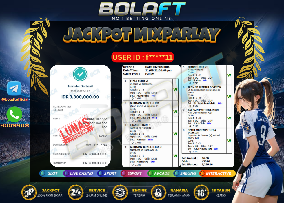 BOLAFT JACKPOT MIXPARLAY