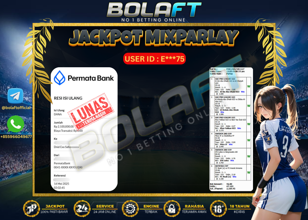 BOLAFT JACKPOT MIXPARLAY