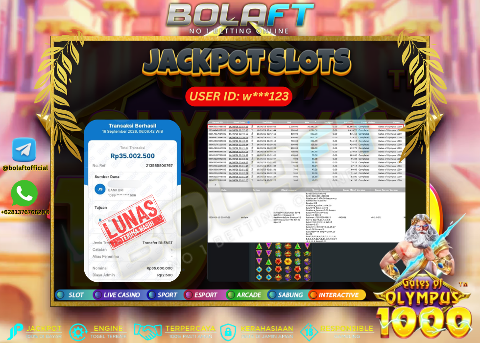BOLAFT JACKPOT GAME SLOT