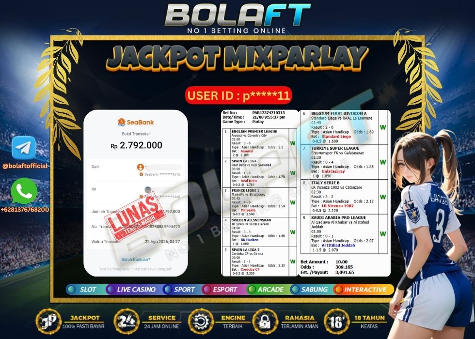 BOLAFT JACKPOT MIXPARLAY
