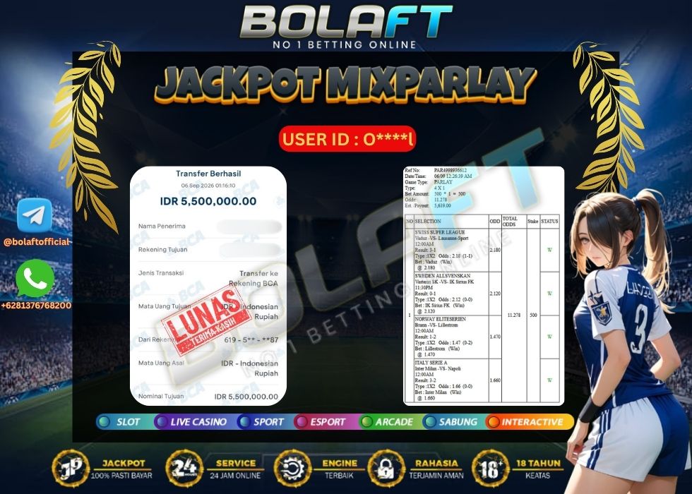 BOLAFT JACKPOT MIXPARLAY