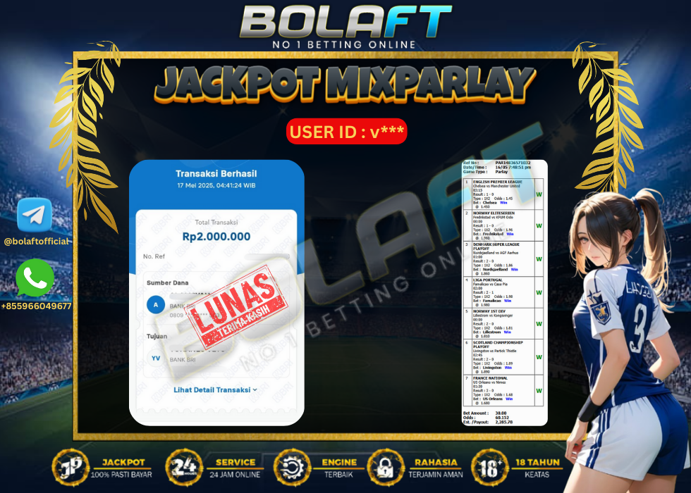BOLAFT JACKPOT MIXPARLAY