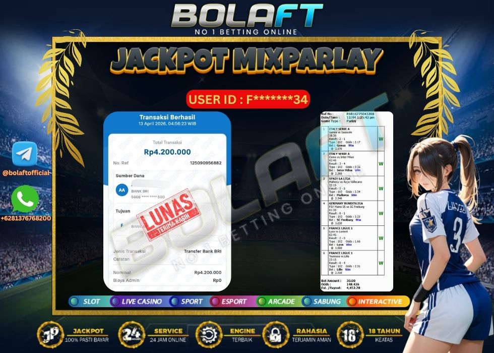 BOLAFT JACKPOT MIXPARLAY
