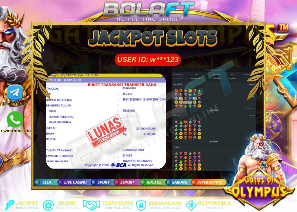 BOLAFT JACKPOT GAME SLOT