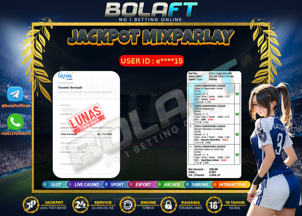 BOLAFT JACKPOT MIXPARLAY