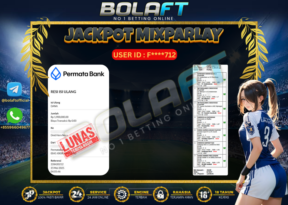 BOLAFT JACKPOT MIXPARLAY
