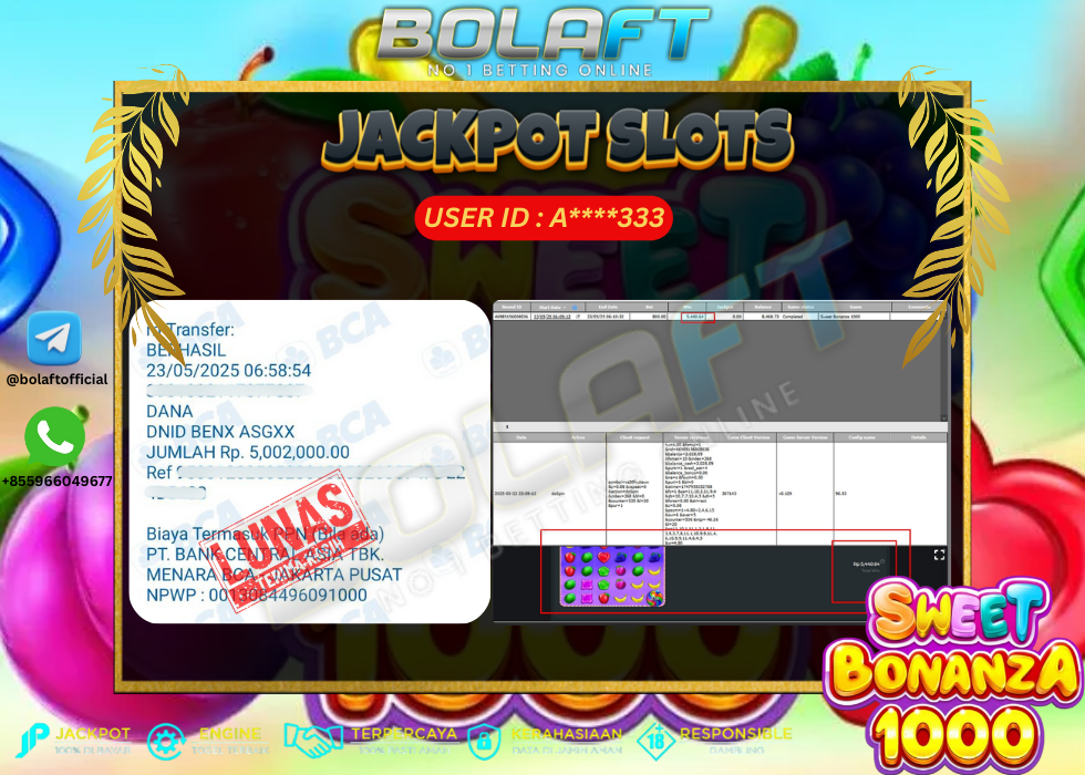 BOLAFT JACKPOT GAME SLOT
