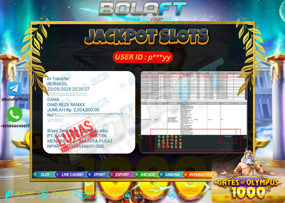 BOLAFT JACKPOT GAME SLOT