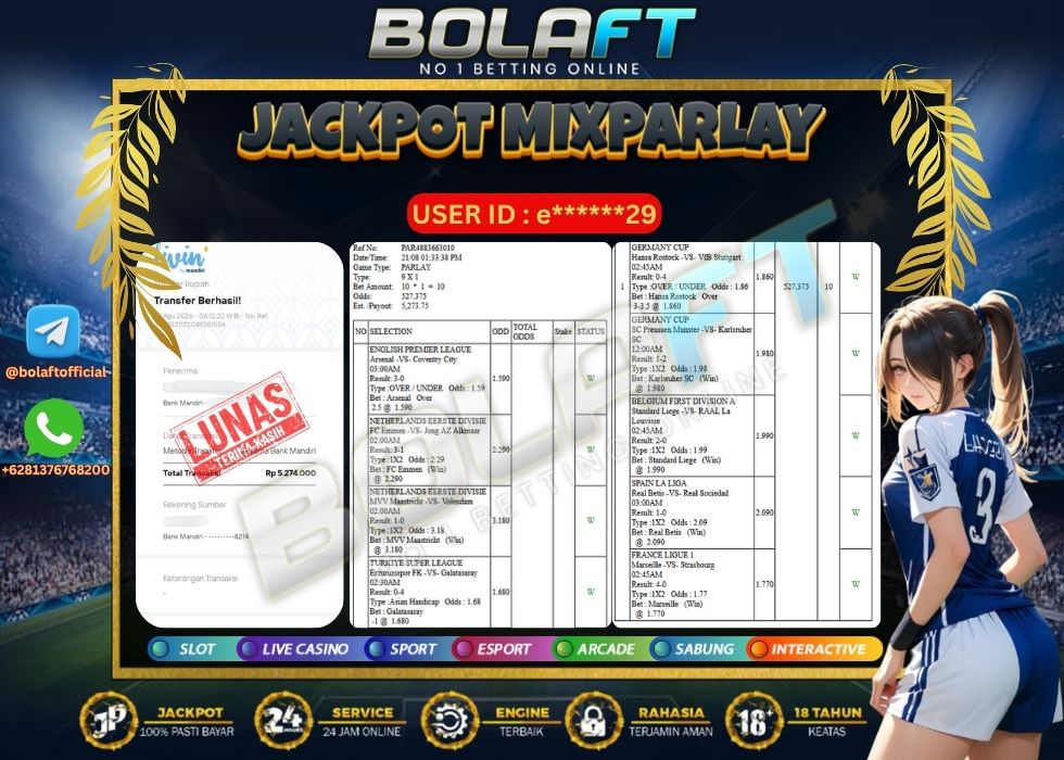 BOLAFT JACKPOT MIXPARLAY