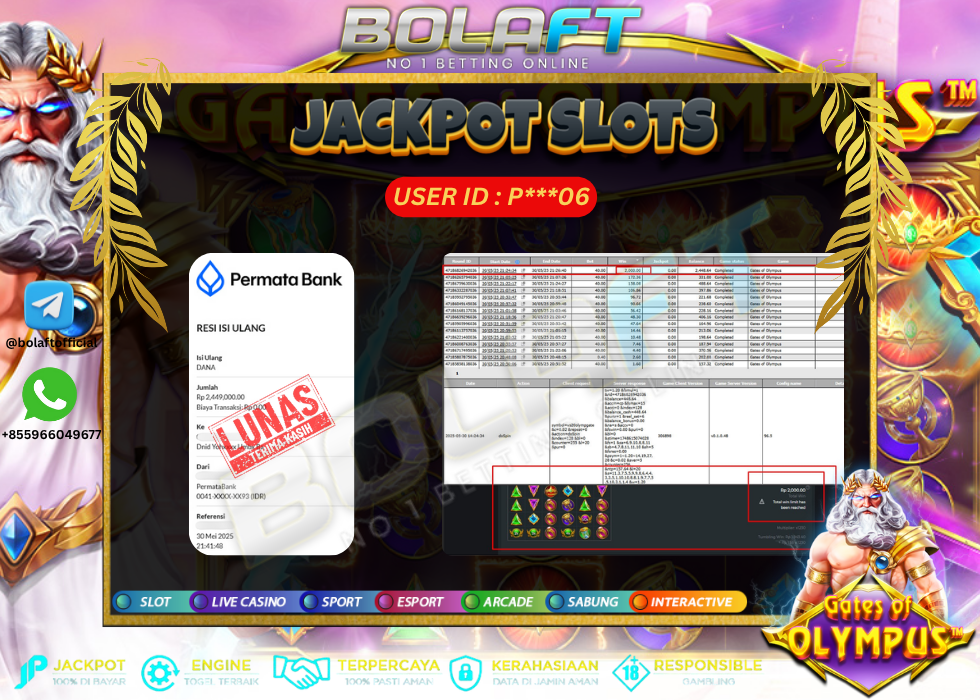 BOLAFT JACKPOT GAME SLOT