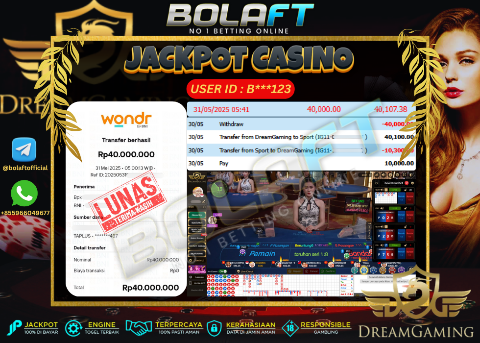 BOLAFT JACKPOT CASINO