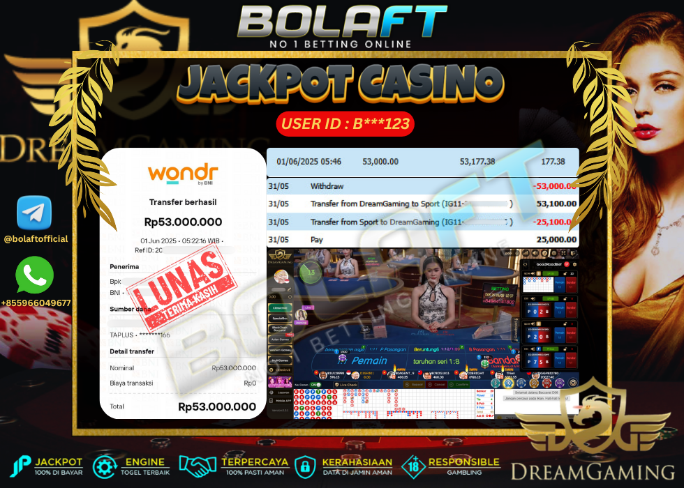 BOLAFT JACKPOT CASINO