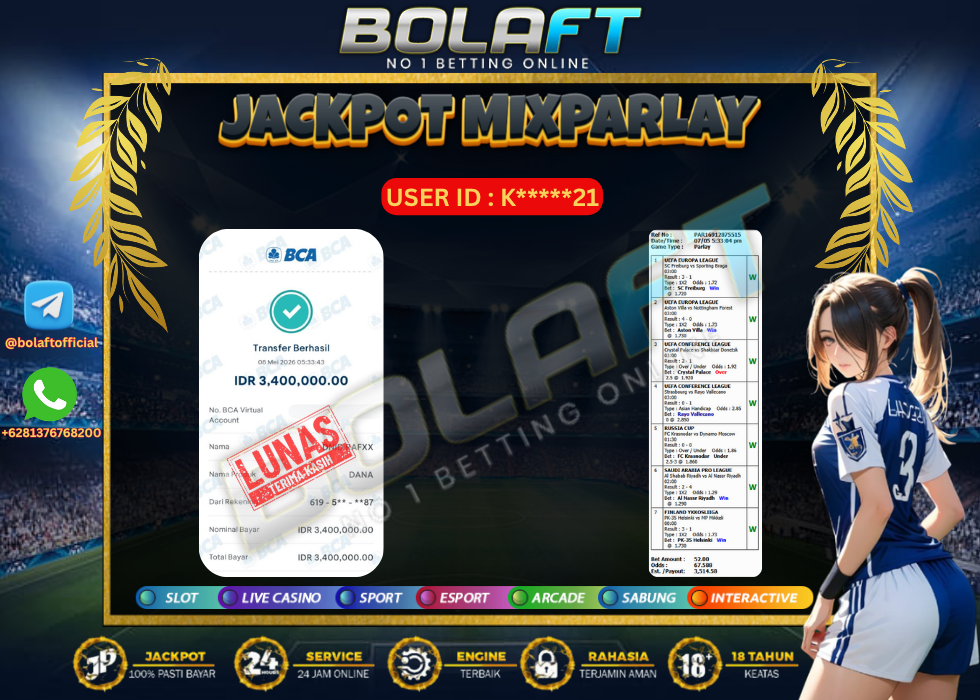 BOLAFT JACKPOT MIXPARLAY