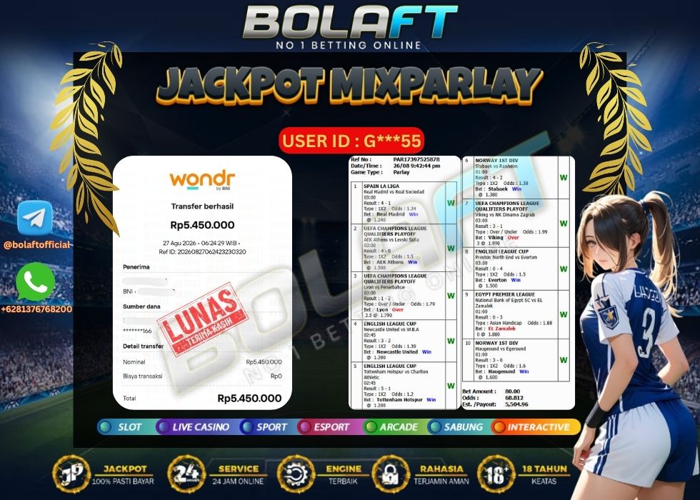 BOLAFT JACKPOT MIXPARLAY