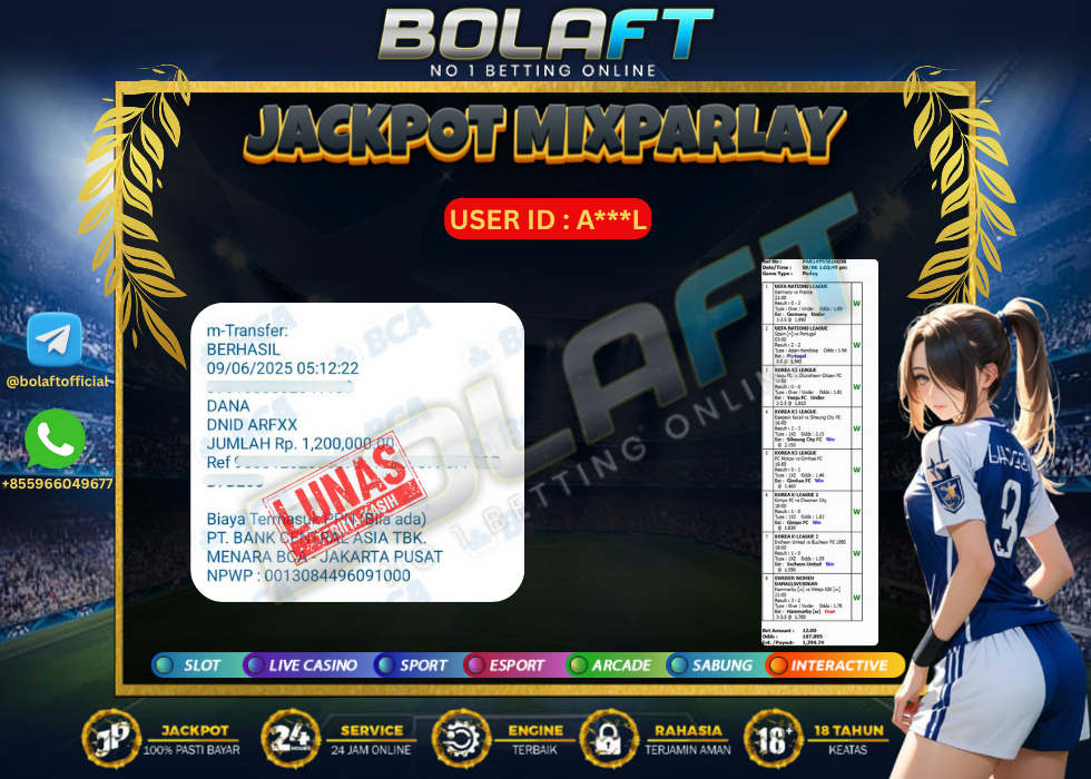 BOLAFT JACKPOT MIXPARLAY