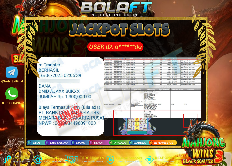 BOLAFT JACKPOT GAME SLOT