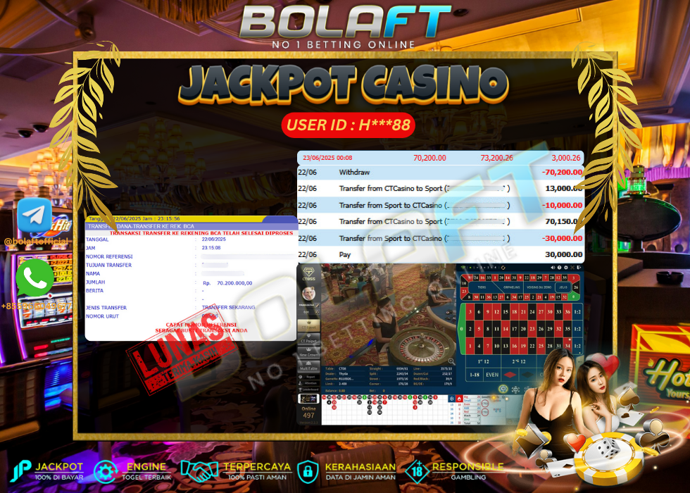 BOLAFT JACKPOT CASINO