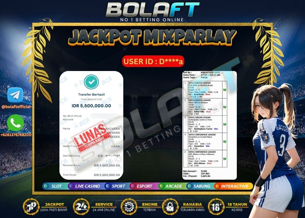 BOLAFT JACKPOT MIXPARLAY