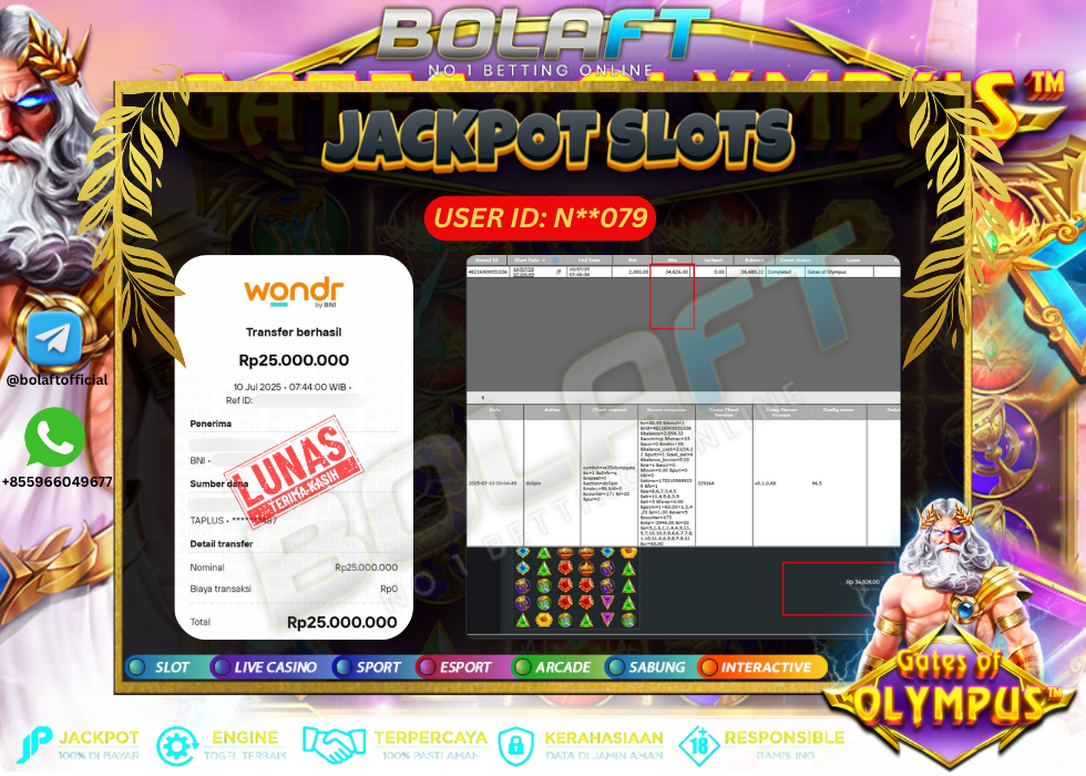 BOLAFT JACKPOT GAME SLOT