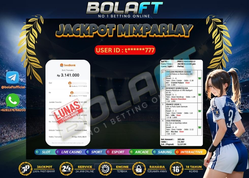 BOLAFT JACKPOT MIXPARLAY