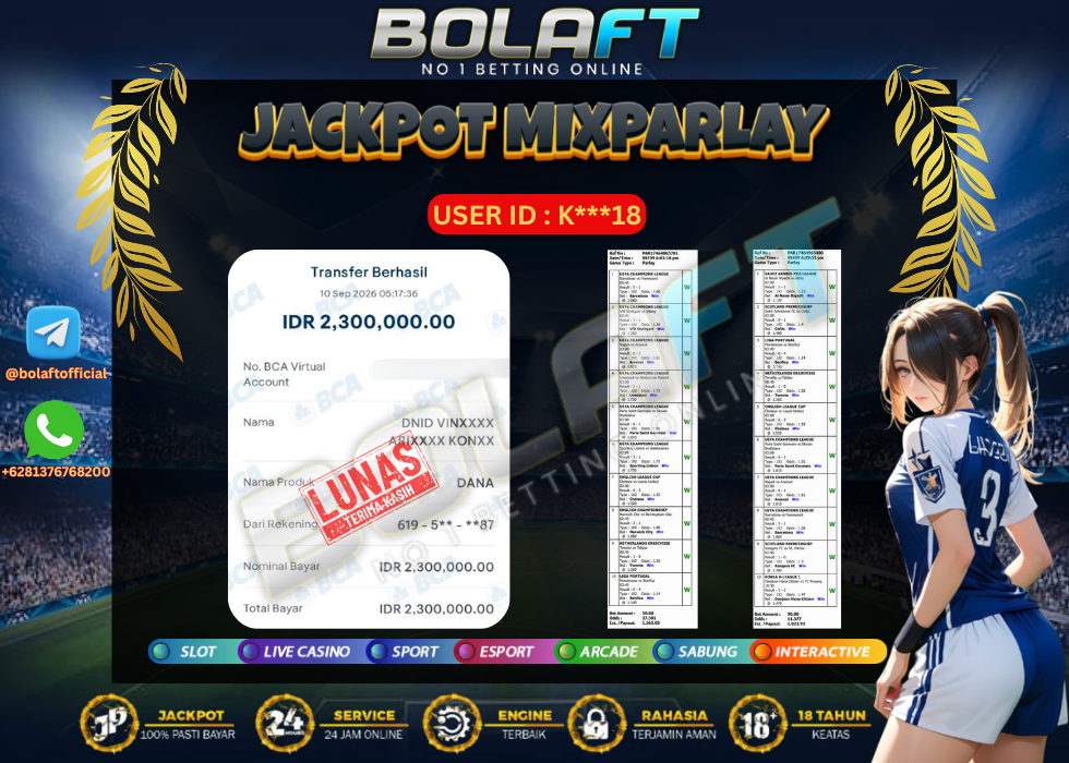 BOLAFT JACKPOT MIXPARLAY