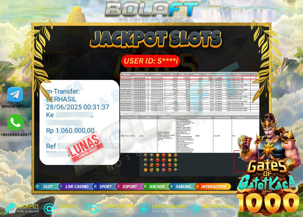 BOLAFT JACKPOT GAME SLOT
