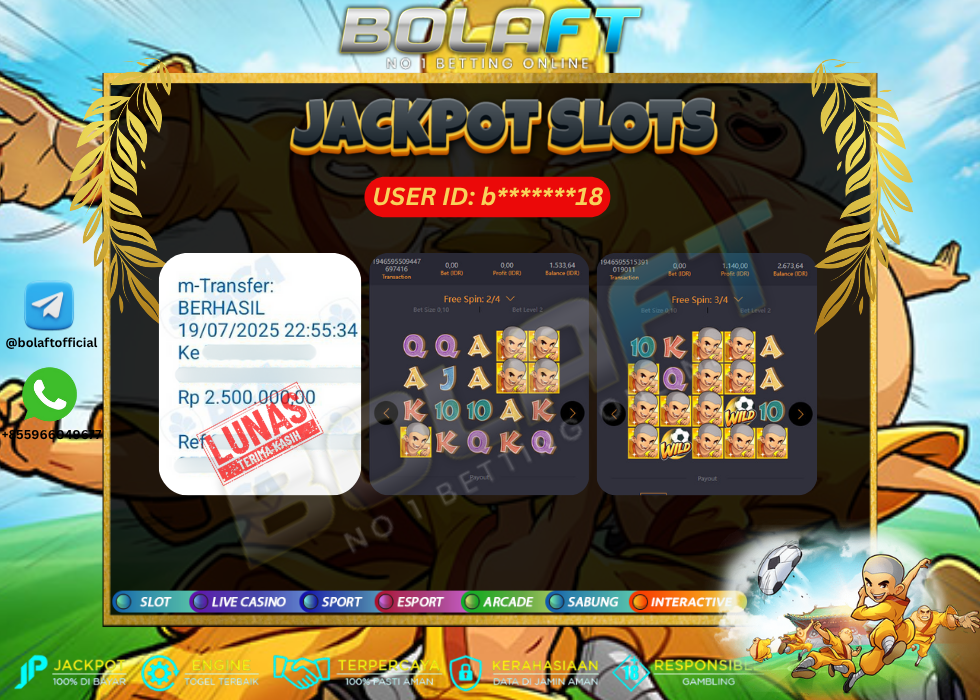 BOLAFT JACKPOT GAME SLOT