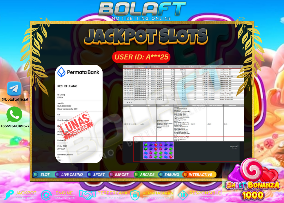 BOLAFT JACKPOT GAME SLOT