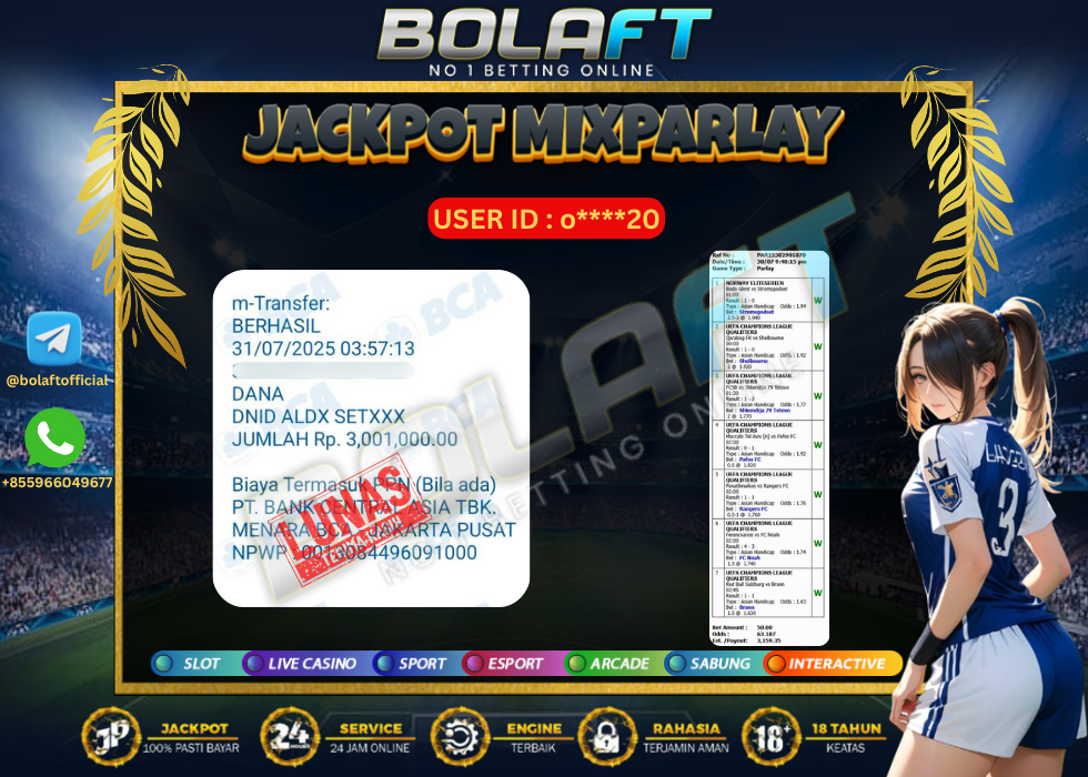 BOLAFT JACKPOT MIXPARLAY