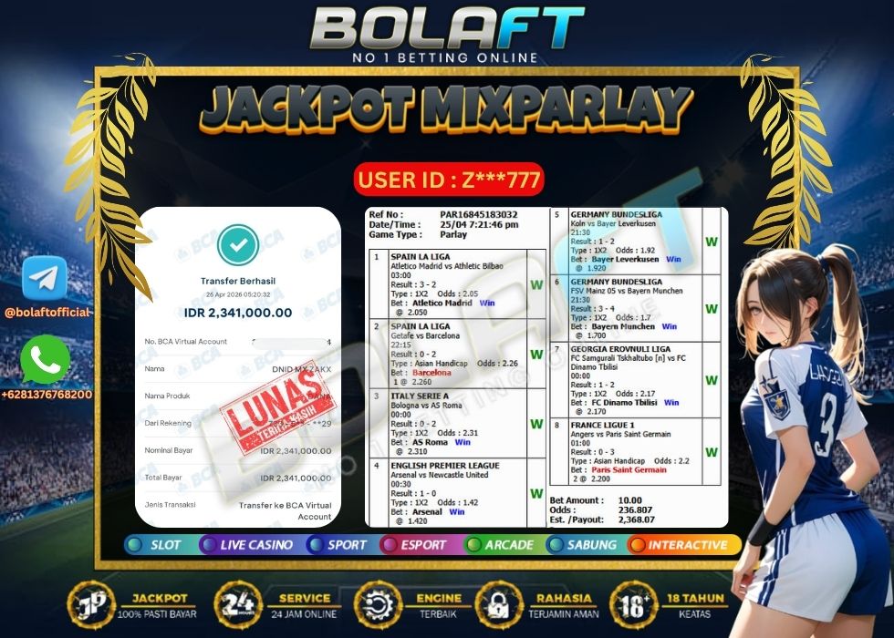BOLAFT JACKPOT MIXPARLAY