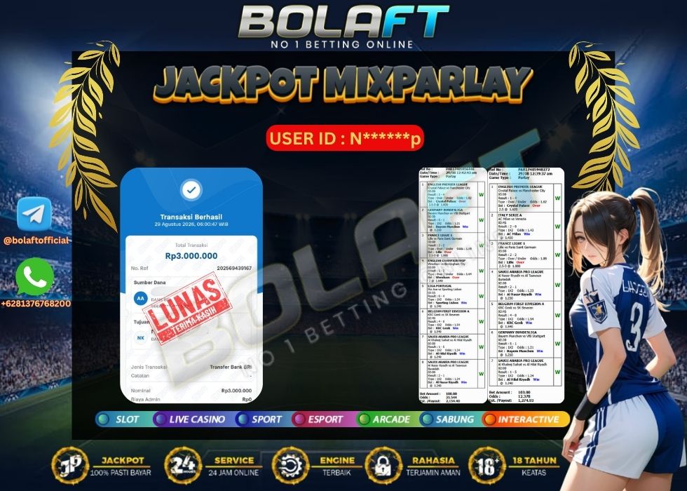 BOLAFT JACKPOT MIXPARLAY