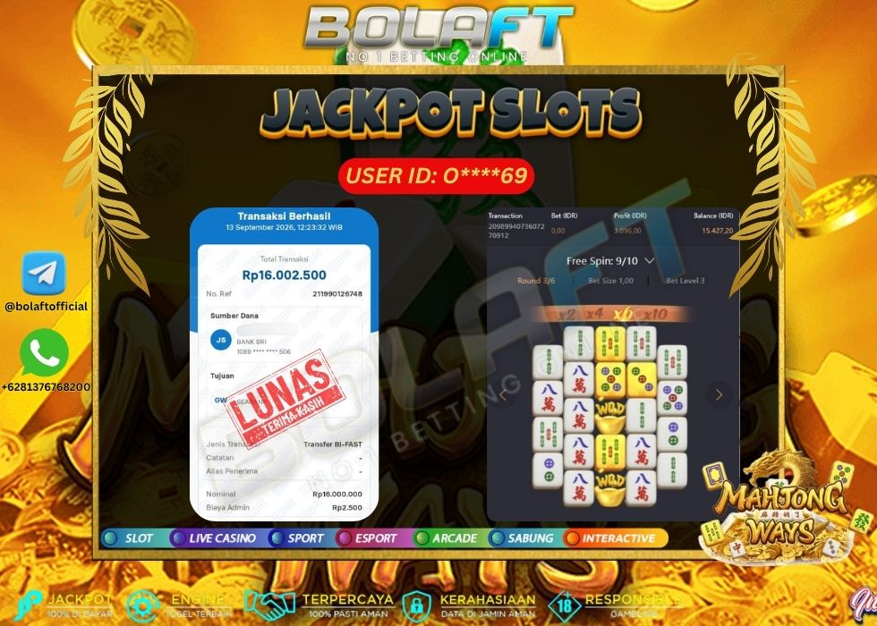 BOLAFT JACKPOT GAME SLOT