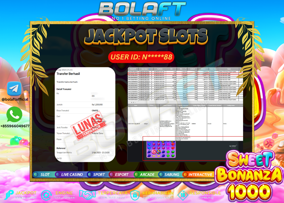 BOLAFT JACKPOT GAME SLOT