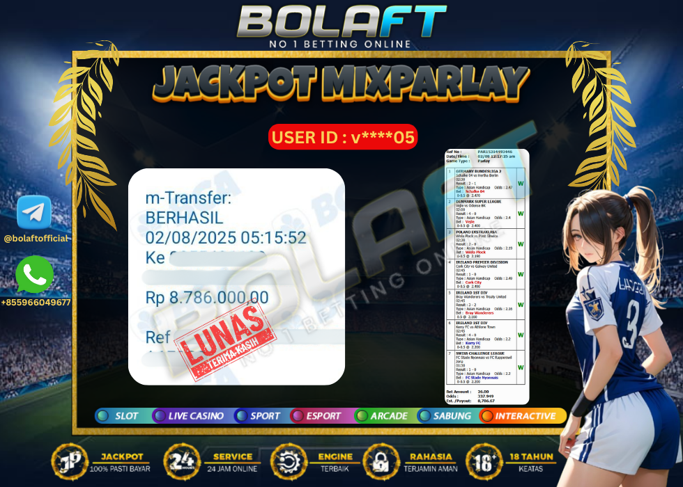 BOLAFT JACKPOT MIXPARLAY