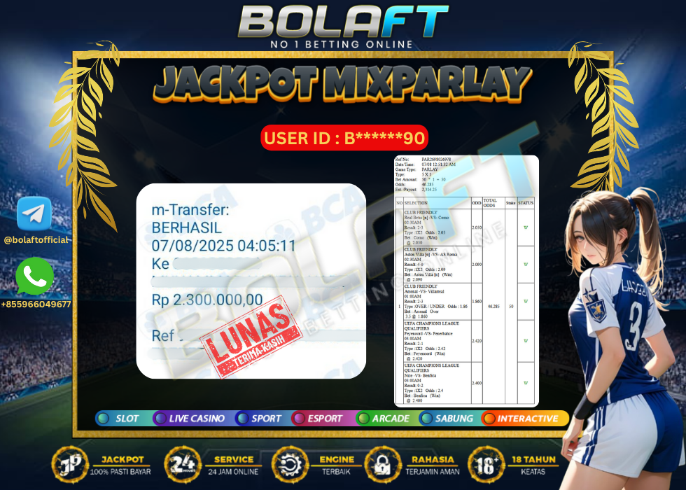 BOLAFT JACKPOT MIXPARLAY
