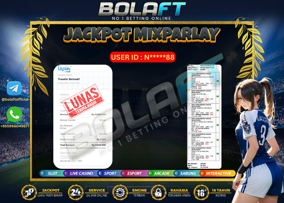 BOLAFT JACKPOT MIXPARLAY