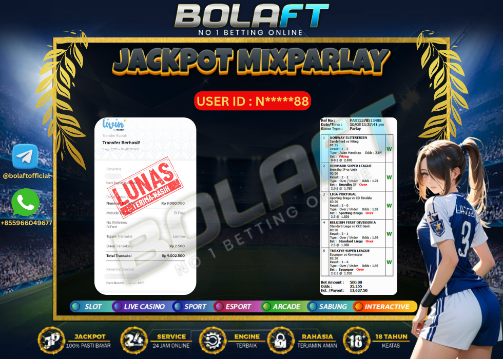BOLAFT JACKPOT MIXPARLAY